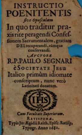 Instructio poenitentis