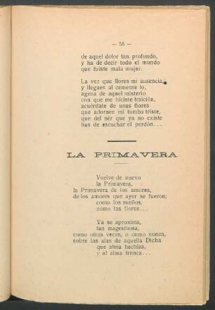 La primavera