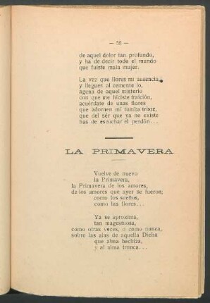 La primavera