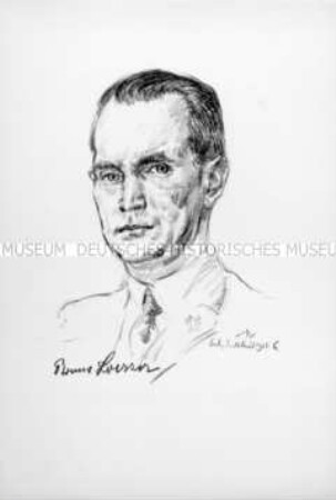Bildnis des Fliegers Bruno Loerzer