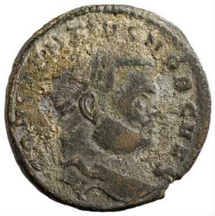 Münze, Follis, 302 - 303 n. Chr.