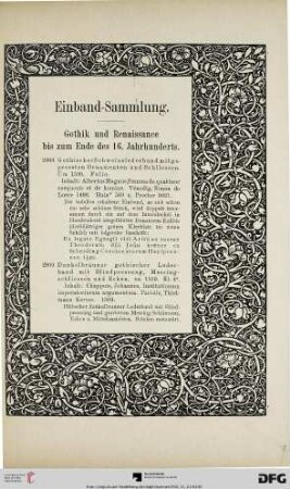 Einband-Sammlung (Nr. 2808-2912)