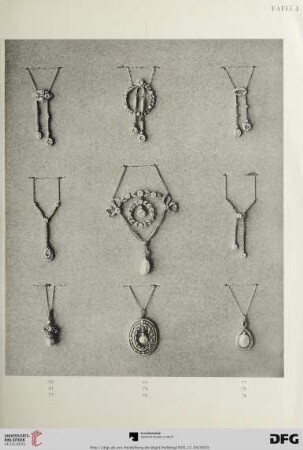 Tafeln I-VIII