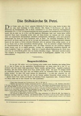 Die Stiftskirche St. Petri