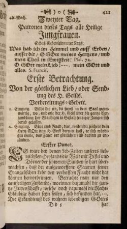 421-428, Erste Betrachtung
