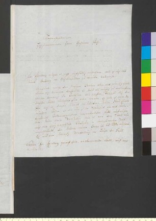 Brief von Ciliax, August an Goethe, Johann Wolfgang von