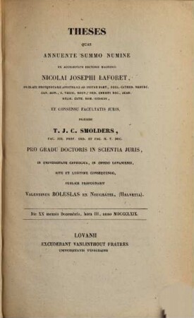 Theses. 1869/70, Fac. Juris
