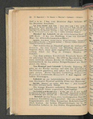 Lokstedt ist ein holsteinisches Dorf mit 2200 Einw., [...]