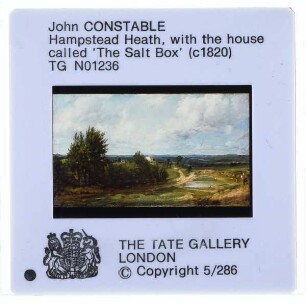 Constable, Hampstead Heath mit dem Haus namens 'The Salt Box'