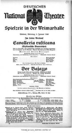 Cavalleria rusticana (Sizilianische Bauernehre)