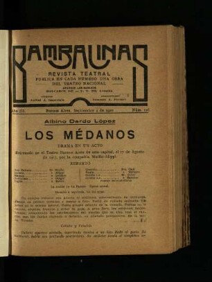 Los médanos : drama en un acto