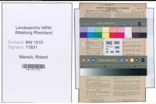 Entnazifizierung Robert Marsch , geb. 30.01.1896 (Buchhalter)