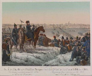 Der Übergang der preussischen Truppen über die Schlei bei Arnis am 6 Februar 1864.