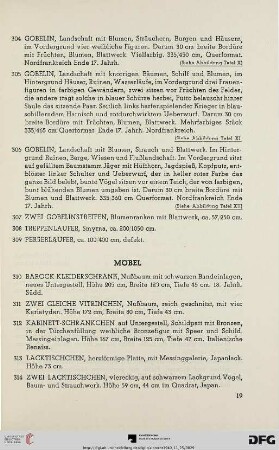 Möbel (Nr. 310-395)