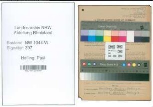 Entnazifizierung Paul Heiling , geb. 01.08.1904 (Dreher)