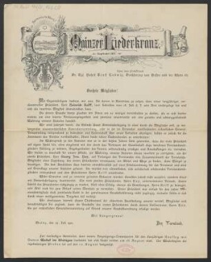 Brief an Unbekannt : 22.07.1901