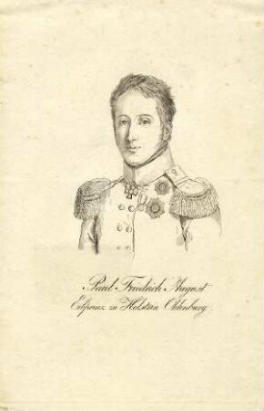 Bildnis von August I. (1783-1853), Großherzog von Oldenburg