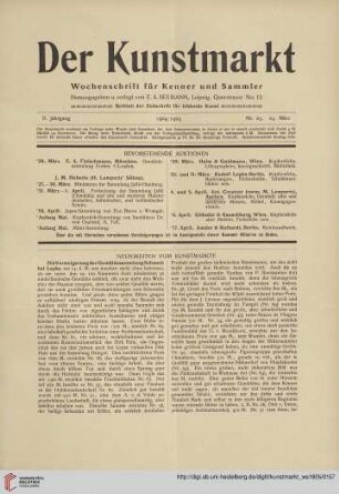 Nr. 25 (24. März)