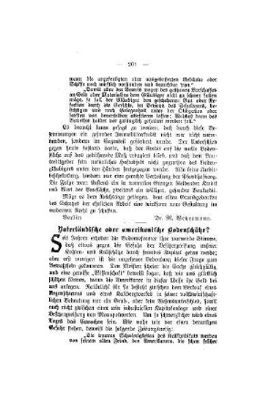 Vaterländische und amerikanische Bodenschätze?