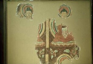 Zwei meditierende Buddhas