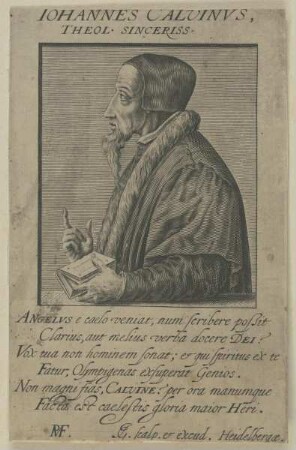 Profilbildnis des Johann Calvin