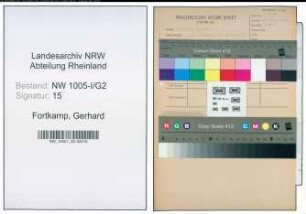 Entnazifizierung Gerhard Fortkamp , geb. 12.05.1896 (Polizist)