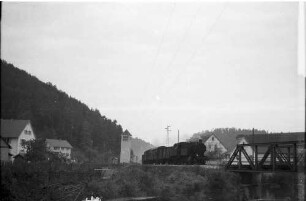 Güterzug mit Stückgutbeförderung G(St) 313 bei Hermentingen