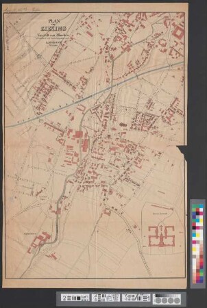 Plan von Giesing : Vorstadt von München