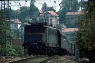 Gäubahn Stuttgart West Lok 144 009 Leerpersonenzug Stgt.-Hbf.-Stuttgart-West B3yg-Wagen B4yg-Wagen