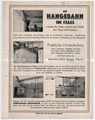 Die Hängebahn im Stall
