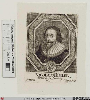 Bildnis Nicolaus "Bihler" (Bühler?)