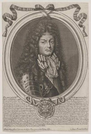 Bildnis des François III. Vicomte d' Avbvsson Dvc de la Fevillade