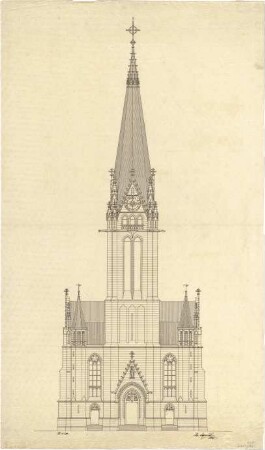 Schmidt, Heinrich von; Kaiserslautern; Marienkirche - Ansicht