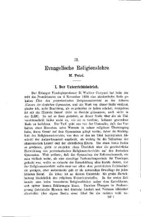 Evangelische Religionslehre