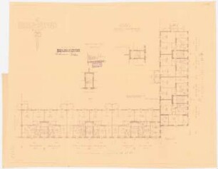 Siedlung Attilahöhe, Berlin-Tempelhof: Totilastraße 63-67, Wittekindstraße 77-79: Grundriss EG, OG