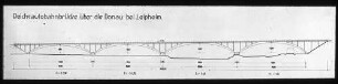Donaubrücke Leipheim: Konstruktionszeichnung
