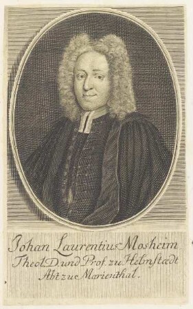 Bildnis des Johan Laurentius Mosheim
