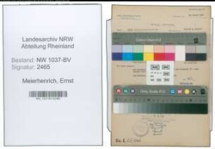 Entnazifizierung Ernst Meierhenrich , geb. 25.08.1898 (Angestellter)