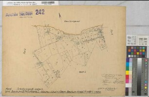 Beckum Ksp. u.Stadt (Beckum), Umlegung Beckum, Bl.7 Schätzungs- und Urkarte I Ksp. Beckum Flur 4,1
