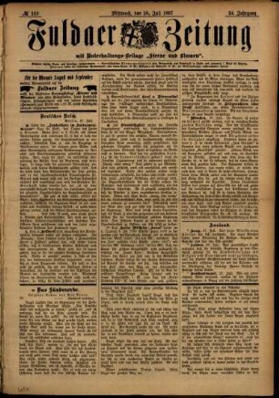 Ausgabe vom Mittwoch, den 28. Juli 1897.