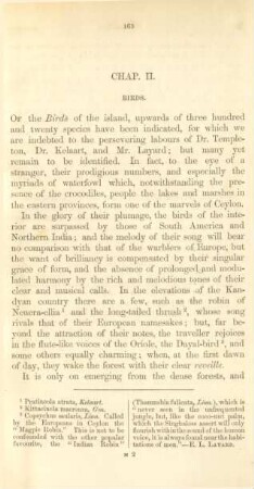 Chap. II. Birds