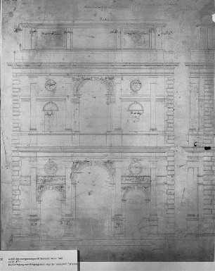 Gemäldegalerie, Mittelrisalit zum Zwingerhof