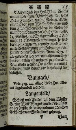 Baunach/[...] - Wartenfels/[...]