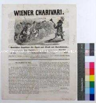 Österreichische satirische Zeitschrift Wiener Charivari, Nr. 104
