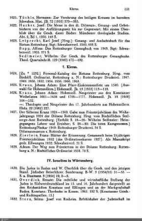 7. Klerus