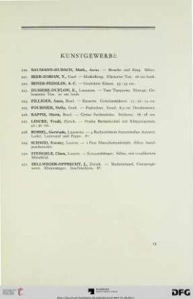 Kunstgewerbe (Nr. 220-231)