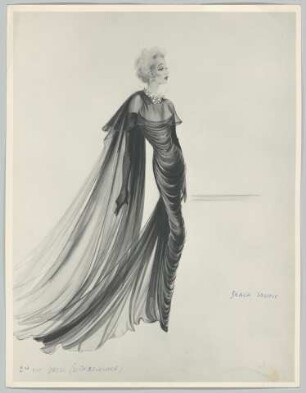 2nd Eve Dress(with necklace) - black souffle (Materialtitel)