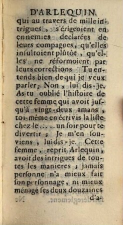 Arliquiniana ou les bons mots, les histoires Plaisantes et Agréables : Recueillies des conversations d'Arlequin ; Suivant la Copie