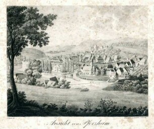 Ansicht von Pforzheim