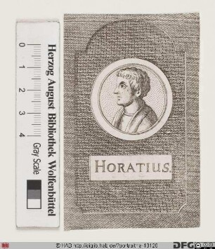 Bildnis Horaz (Quintus Horatius Flaccus)